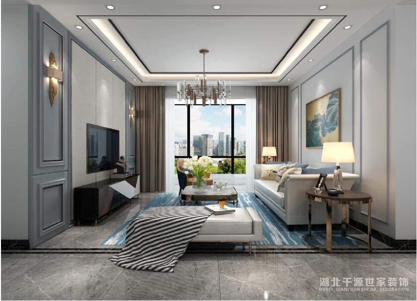 宜昌國(guó)賓壹號(hào)120㎡現(xiàn)代簡(jiǎn)約風(fēng)格裝修設(shè)計(jì)樣板間