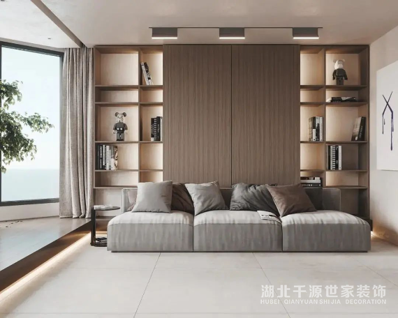不想客廳太單調(diào)？別光顧著電視背景墻而忽略沙發(fā)背景墻