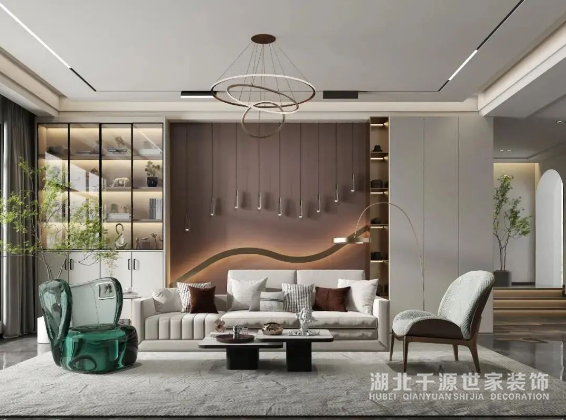 不想客廳太單調(diào)？別光顧著電視背景墻而忽略沙發(fā)背景墻